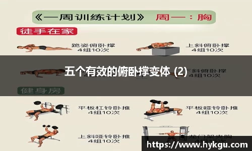 五个有效的俯卧撑变体 (2)