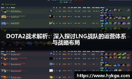 DOTA2战术解析：深入探讨LNG战队的运营体系与战略布局